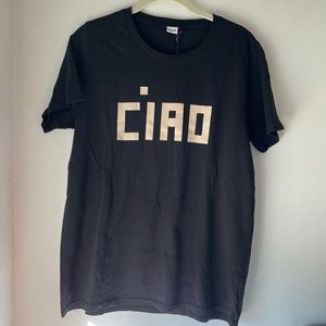 Clare V Ciao Shirt S/S, Size XS, Black BRAND NEW